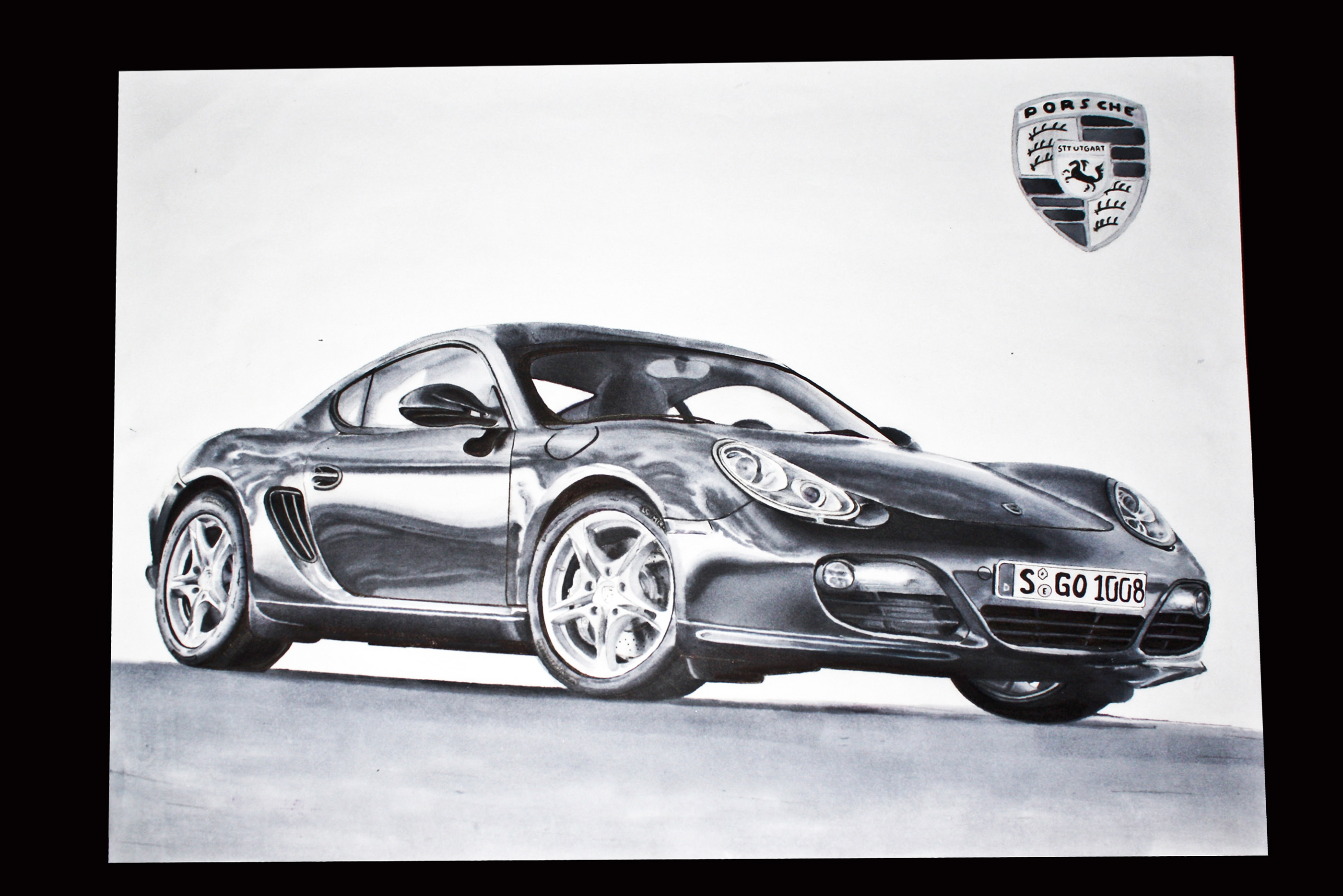 Porsche drawing