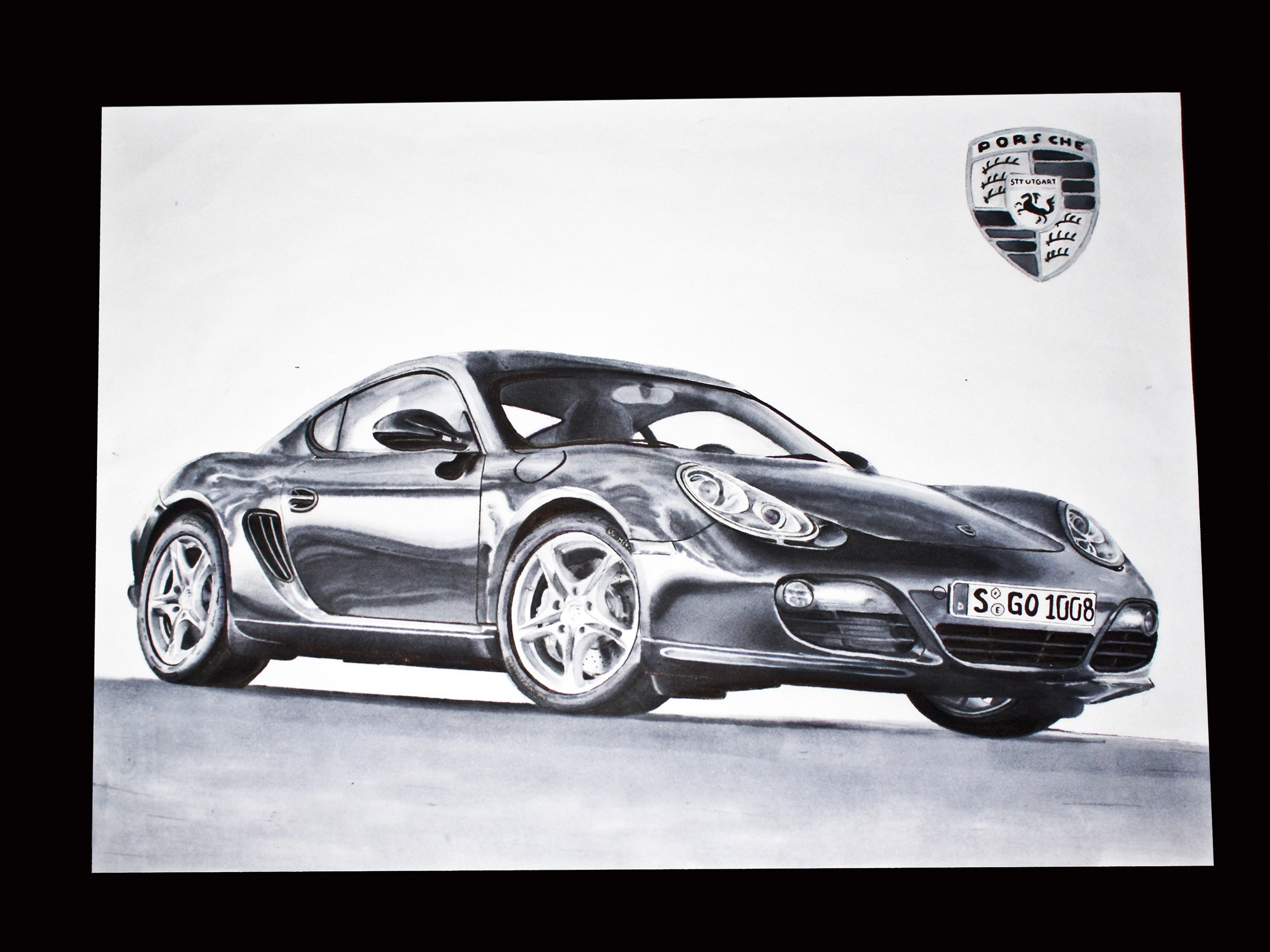Porsche drawing
